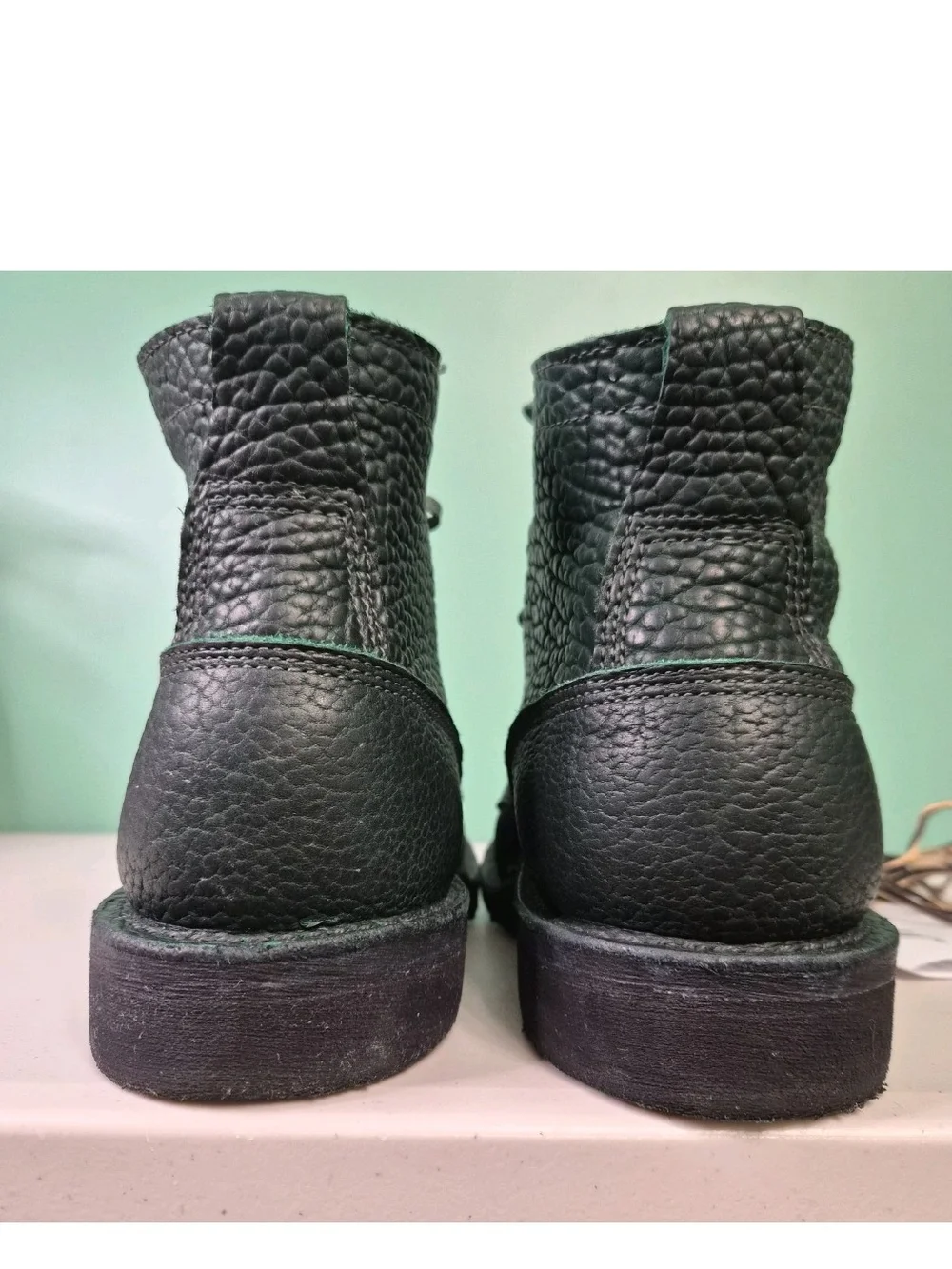 JK Boots Raptor Ghost Boot mens size 11.5 3E green bison leather